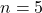  n = 5 